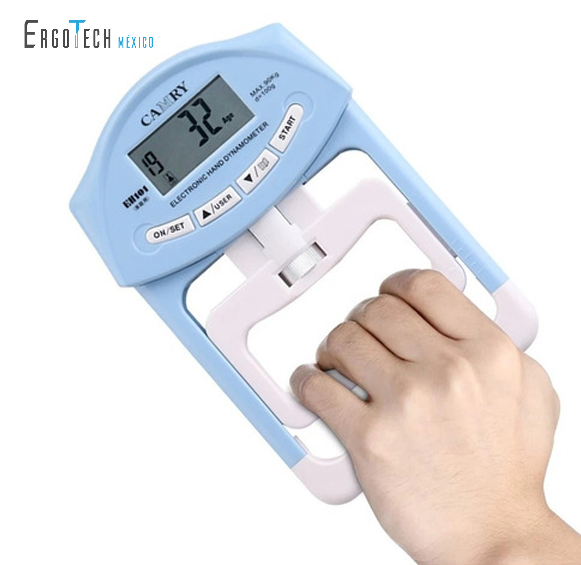 Dinamómetro fuerza de agarre