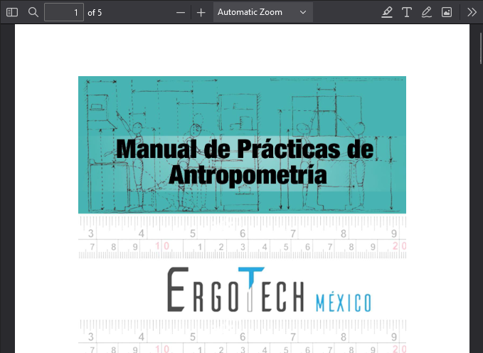 Manual de prácticas de antropometría