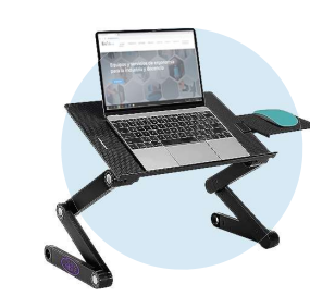 Vista 2 de Soporte Ajustable Para Laptop